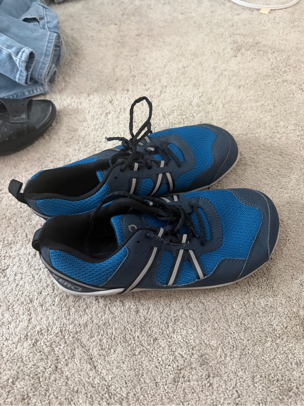 Men's Blue Athletic Lace-Up Sneakers